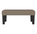 vidaXL Sitzbank Taupe Stoff Sperrholz Bild 3