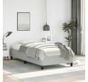 vidaXL Bettgestell Hellgrau Samt Twin XL Bild 1