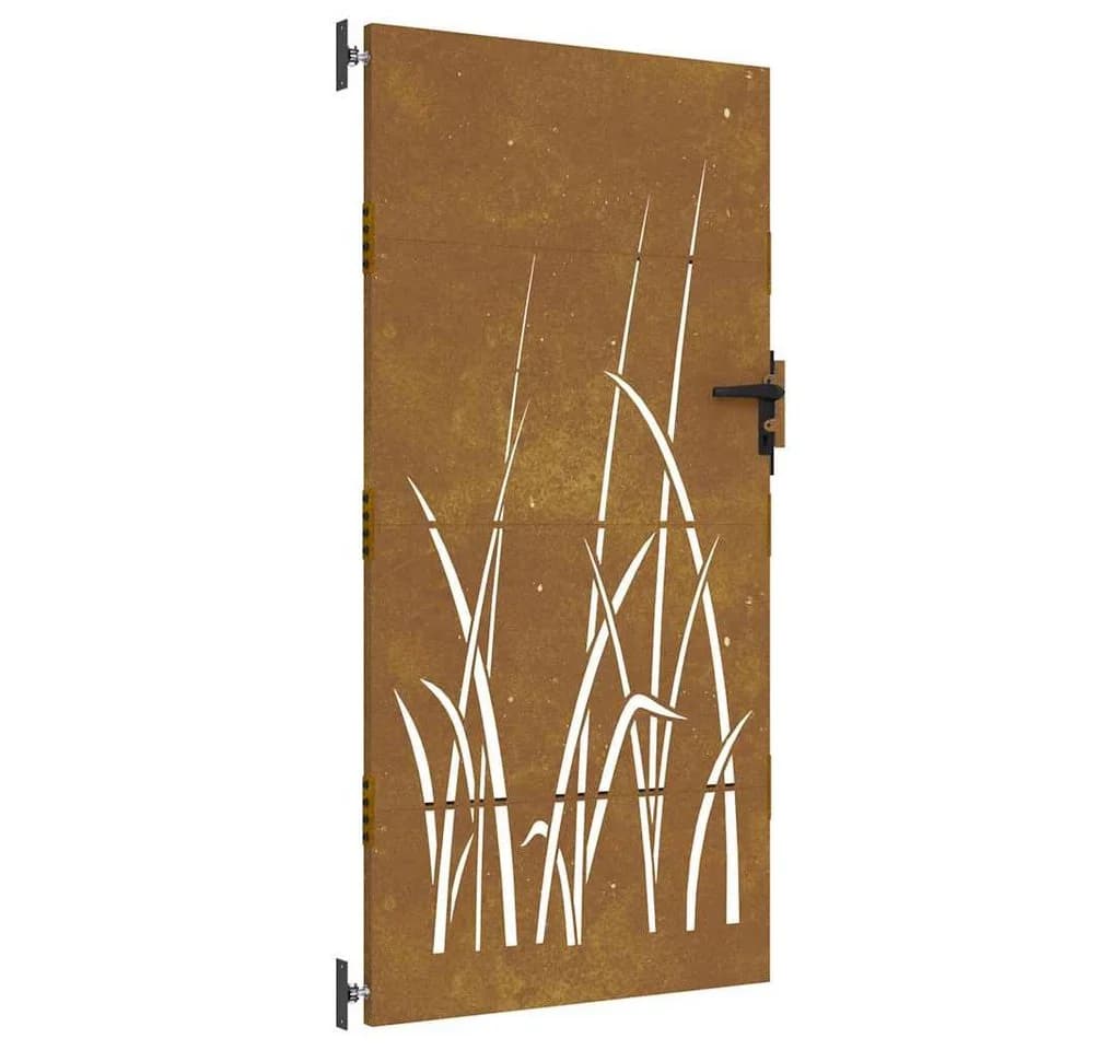 vidaXL Gartentor 85x175 cm Cortenstahl Laser-cut Design - Bild 2