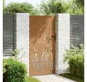 vidaXL Gartentor 85x175 cm Cortenstahl Laser-cut Design Bild 3