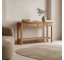 Raw Materials Amsterdam Konsolentisch Farmwood Beige Recyclingholz Bild 1