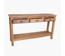Raw Materials Amsterdam Konsolentisch Farmwood Beige Recyclingholz Bild 3