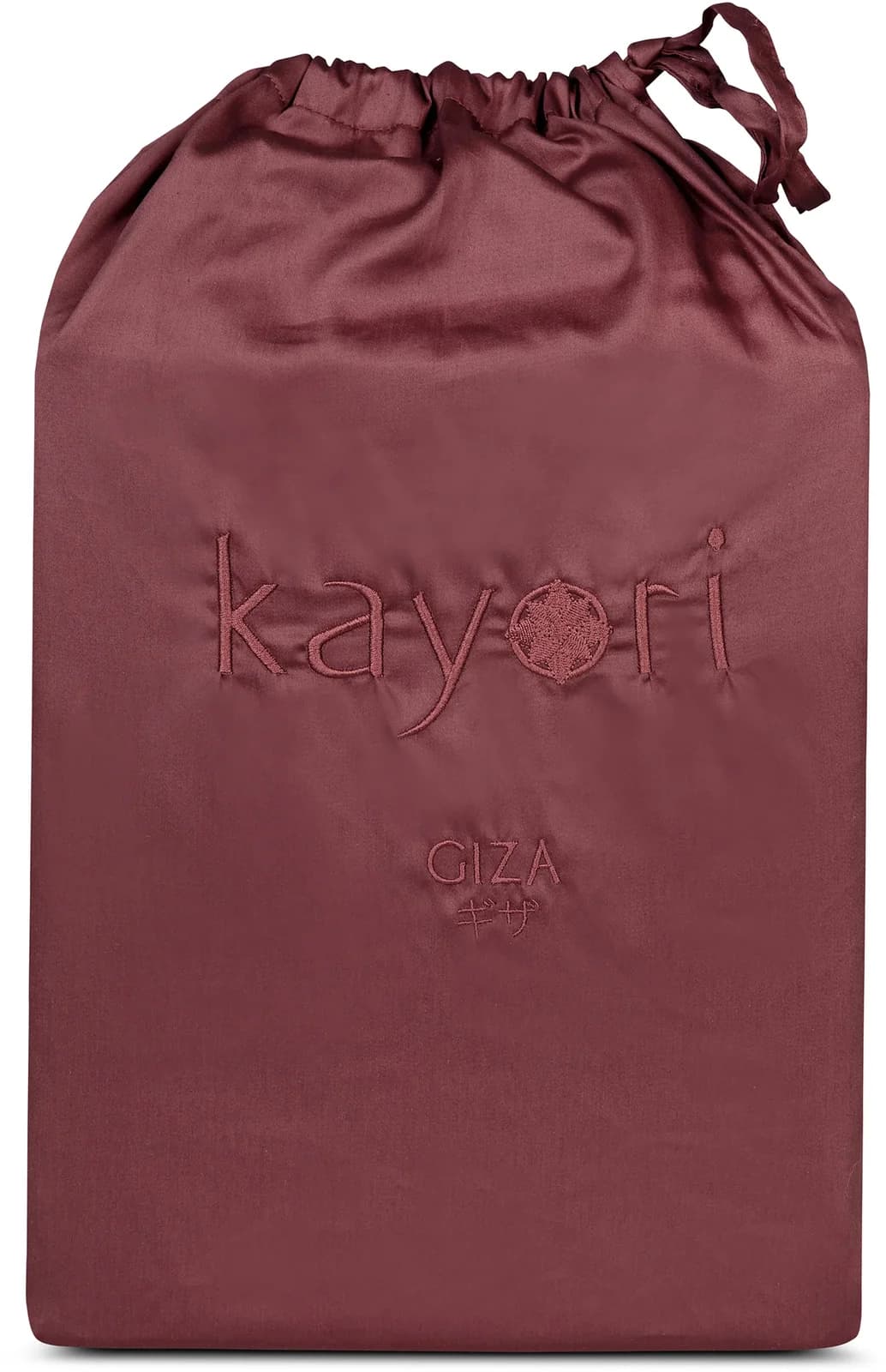 Kayori Spannbettlaken Giza Rot Mako-Satin