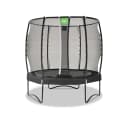 EXIT Allure Premium Gartentrampolin 253cm Schwarz mit Sicherheitsnetz Bild 1