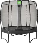 EXIT Allure Premium Gartentrampolin 253cm Schwarz mit Sicherheitsnetz Bild 2