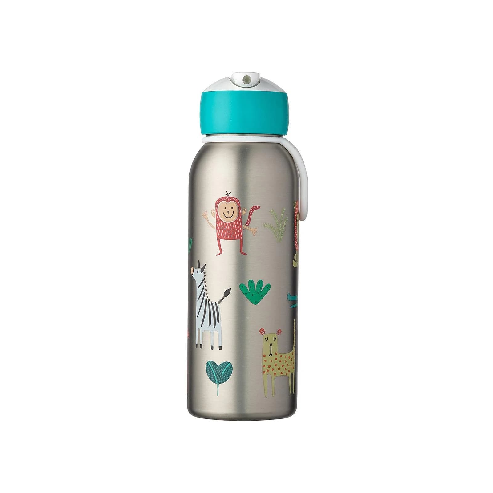 Mepal Thermoflasche Flip-Up Campus 350 ml Bunt Animal Friends