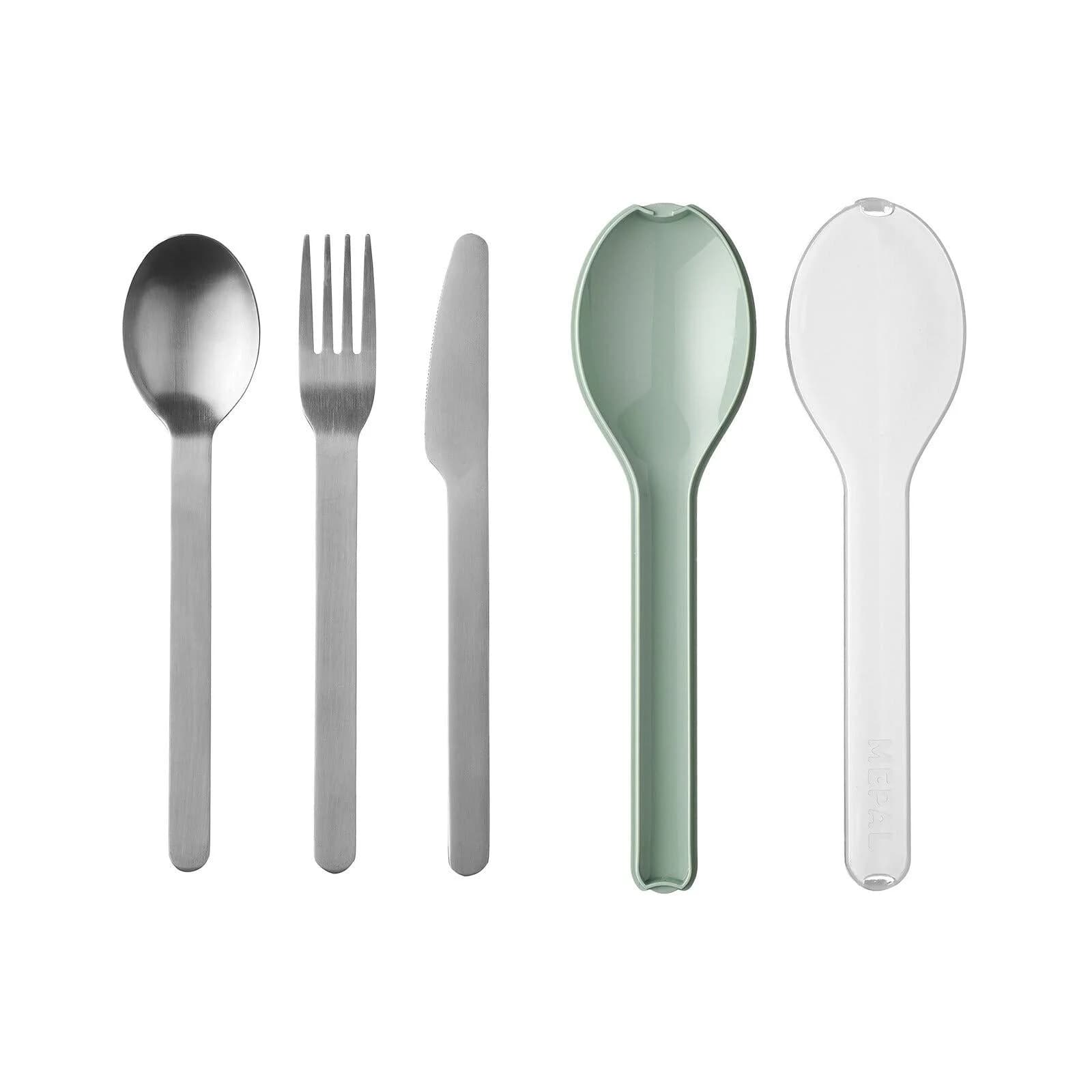 Mepal Besteck-Set Ellipse 3-teilig Nordic Sage