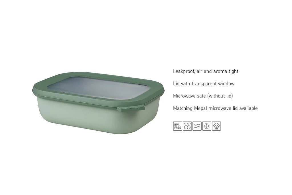 Mepal Cirqula Aufbewahrungsbox 3.5 l Mikrowellengeschirr Vivid mauve