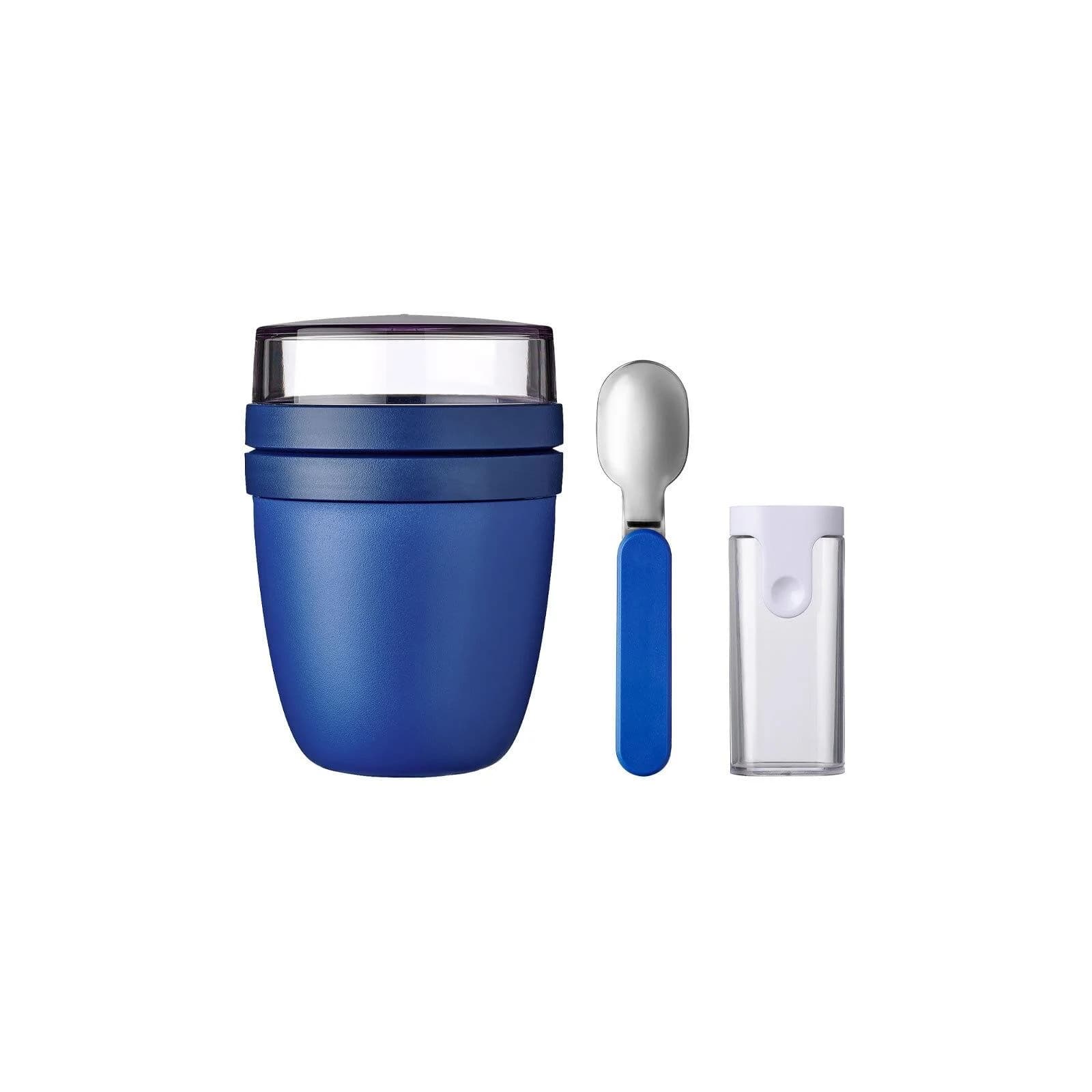 Mepal ELLIPSE Lunchpot + Faltbarer Löffel 500ml + 200ml Blau