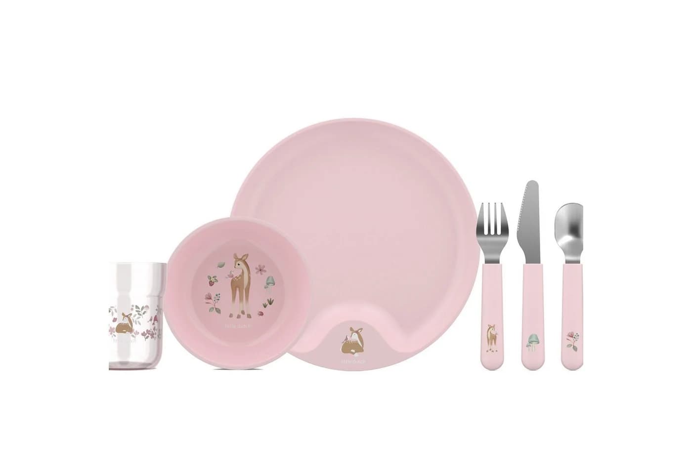 Mepal Mio Kindergeschirr Set 6-teilig Fairy Garden BPA-frei - Bild 2