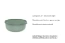 Mepal Lumina Vorratsdose 3-teilig Mikrowellengeschirr Nordic Blue Bild 1