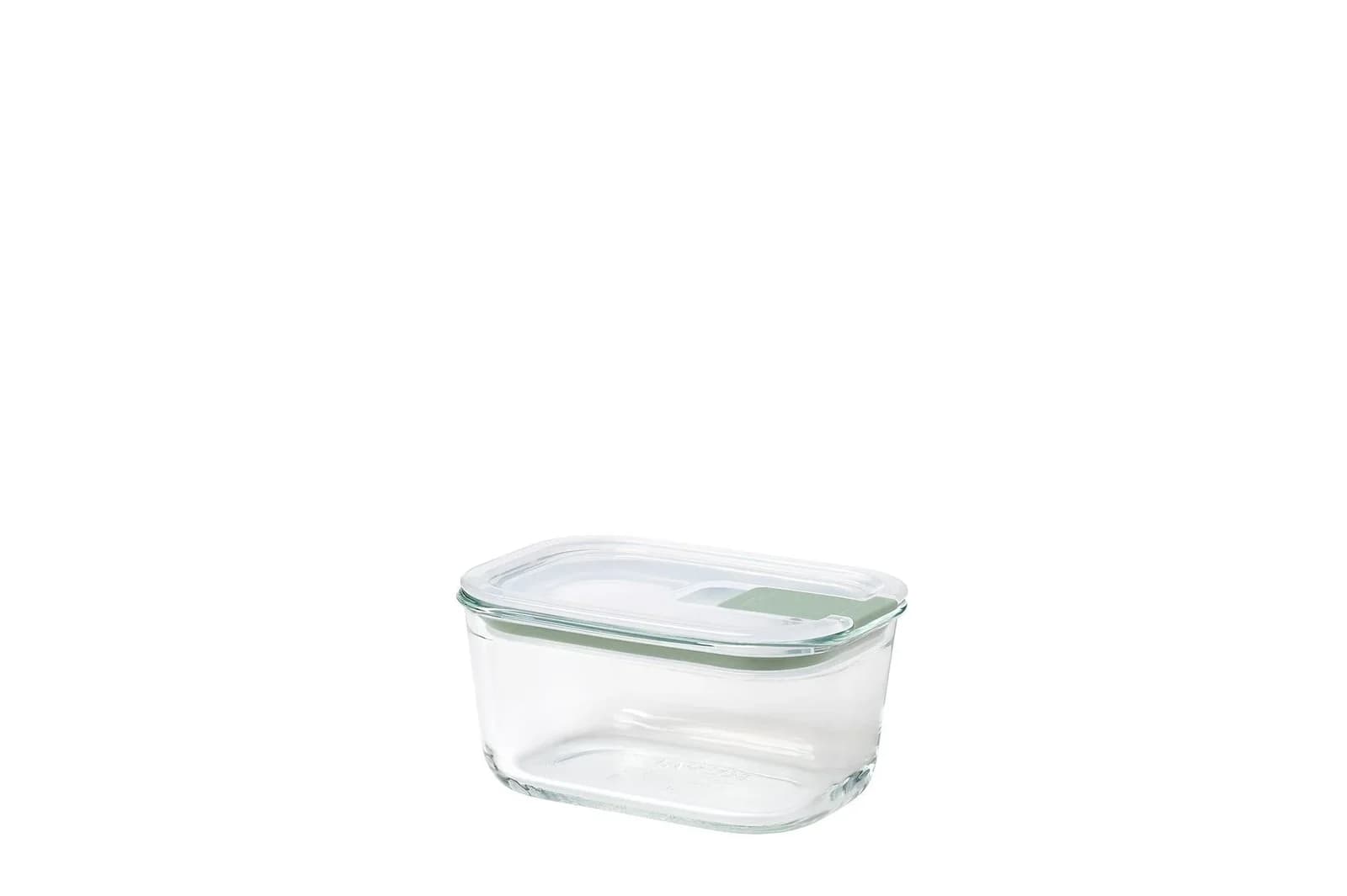 Mepal Frischhaltedose Easyclip Klar, Salbeigrün Glas 0,45 L Rechteckig 9,9x7,0x13,9 cm