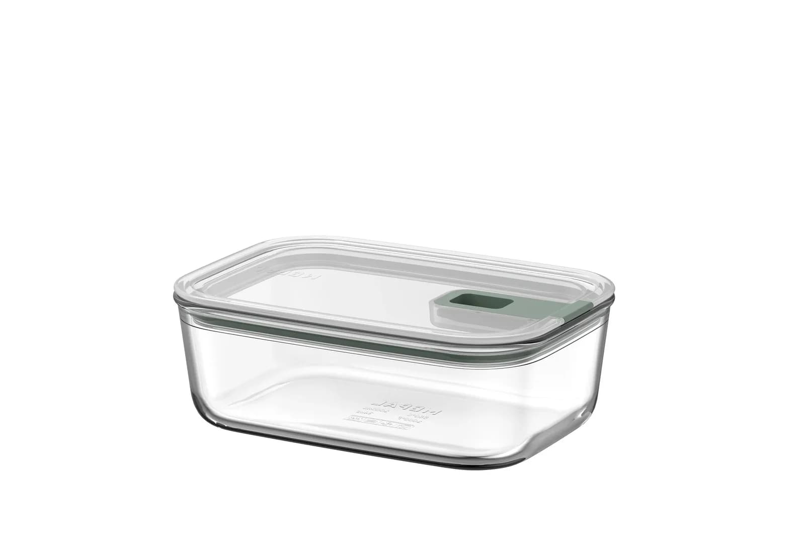 Mepal Frischhaltedose Easyclip 1 L Klar/Salbeigrün Kunststoff