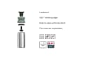 Mepal Ellipse Coffee-to-go-Becher 350 ml Isolierter Kaffeebecher Nordic Sage Bild 1