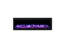 El Fuego Elektrokamin NOVA Schwarz mit LED-Flammeffekt und Heizung Bild 1
