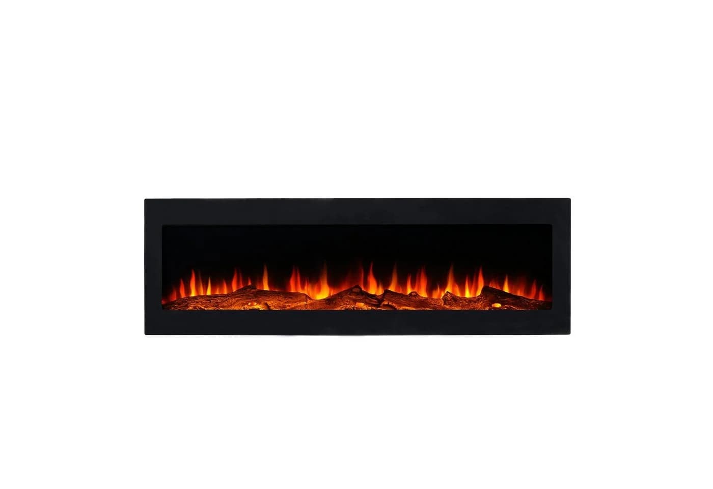El Fuego Elektrokamin NOVA Schwarz mit LED-Flammeffekt und Heizung - Bild 2