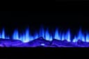El Fuego Elektrokamin NOVA Schwarz mit LED-Flammeffekt und Heizung Bild 4