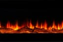 El Fuego Elektrokamin NOVA Schwarz mit LED-Flammeffekt und Heizung Bild 5