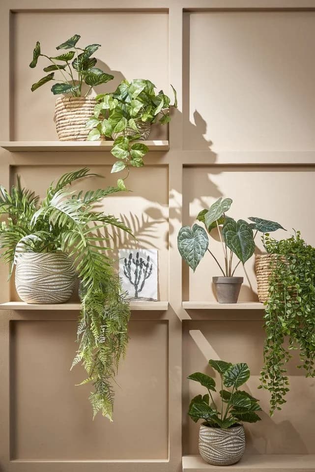 Mica Decorations Künstlicher Pothos Grün mit Topf