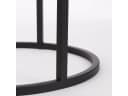 Mica Decorations Beistelltisch Quinty Schwarz Metall Bild 3
