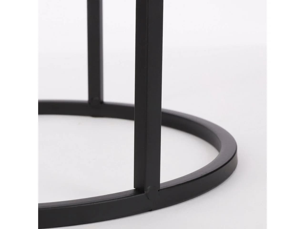Mica Decorations Beistelltisch Quinty Schwarz Metall - Bild 3