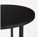 Mica Decorations Beistelltisch Quinty Schwarz Metall Bild 5