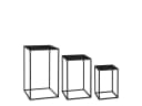Mica Decorations Beistelltisch Quinty Ø 30 x H 50 cm Schwarz Bild 1