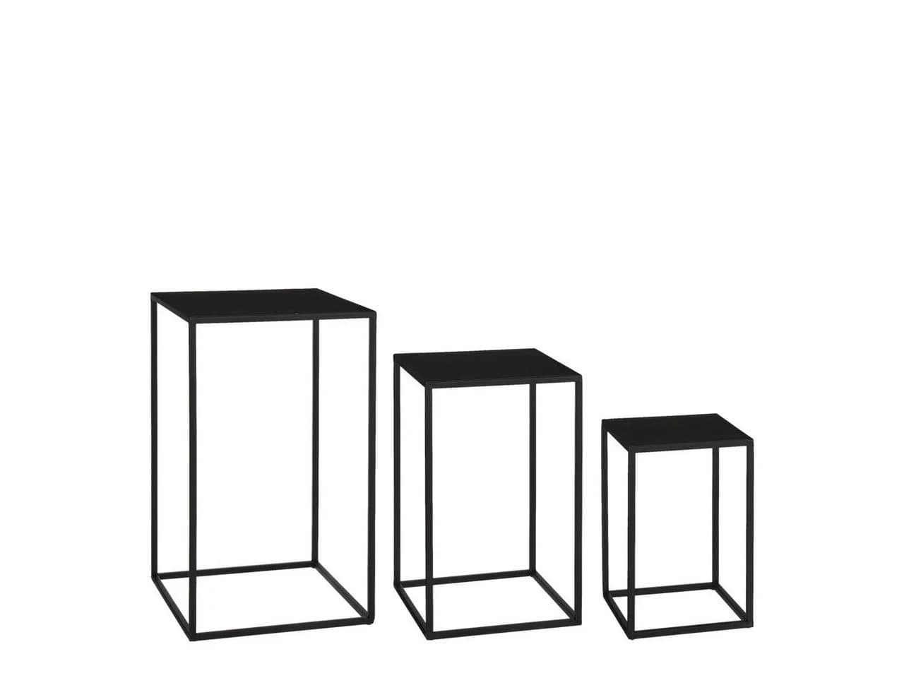 Mica Decorations Beistelltisch Quinty Ø 30 x H 50 cm Schwarz