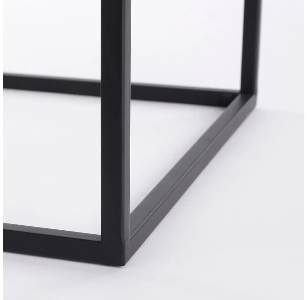 Mica Decorations Beistelltisch Quinty Ø 30 x H 50 cm Schwarz - Bild 4
