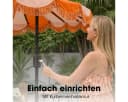 Mica Decorations Sonnenschirm Kim Orange mit Tasche 238xØ235 cm Bild 5