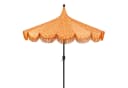 Mica Decorations Sonnenschirm Kelly Orange mit Tasche Bild 2