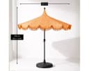 Mica Decorations Sonnenschirm Kelly Orange mit Tasche Bild 3