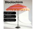 Mica Decorations Neigbarer Sonnenschirm Orange 238 x Ø197 cm Bild 1