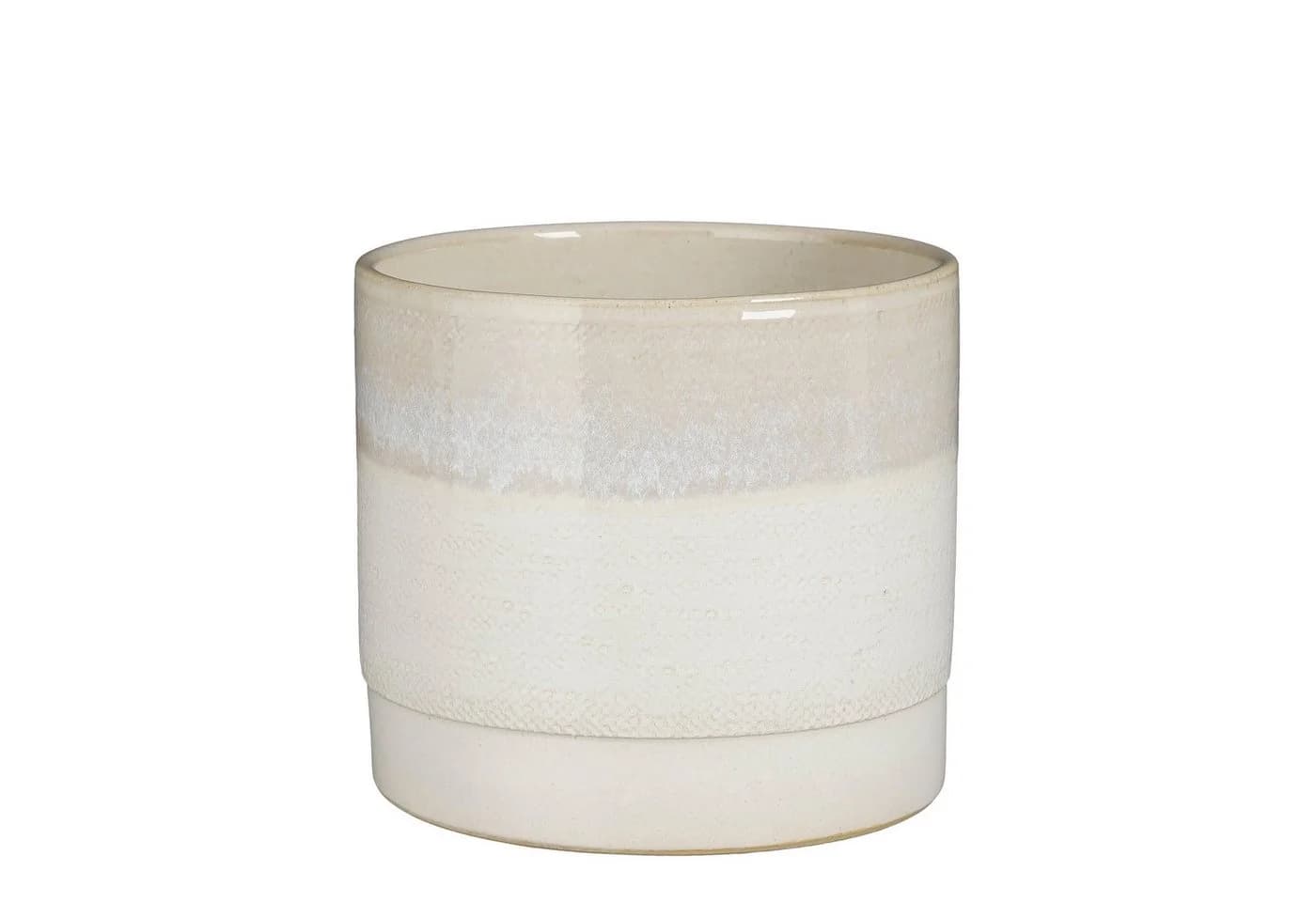 Mica Decorations Olof Blumentopf rund creme Terrakotta - Bild 2