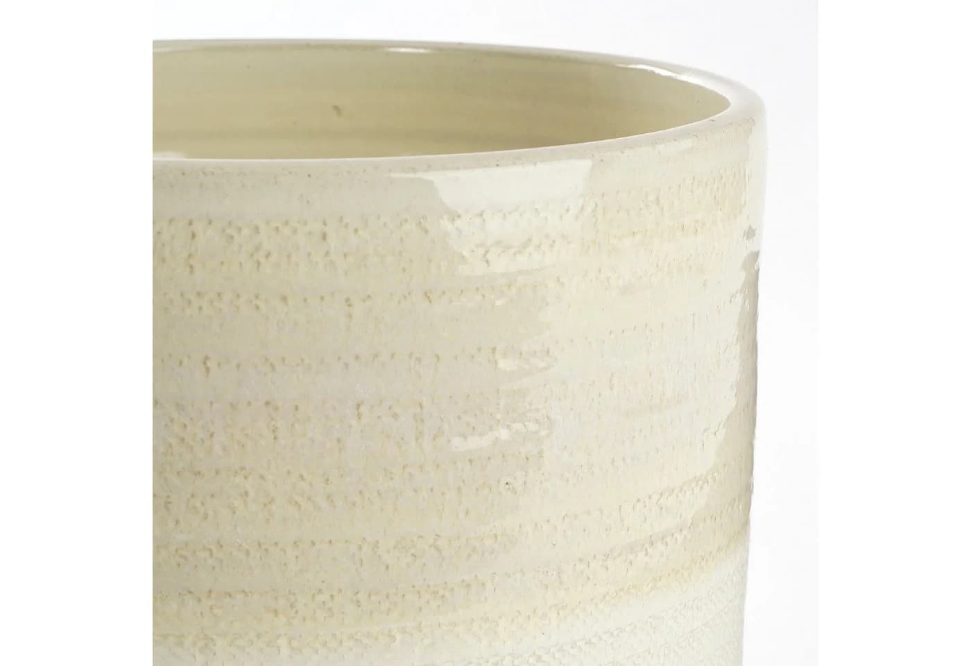Mica Decorations Olof Blumentopf rund creme Terrakotta - Bild 3