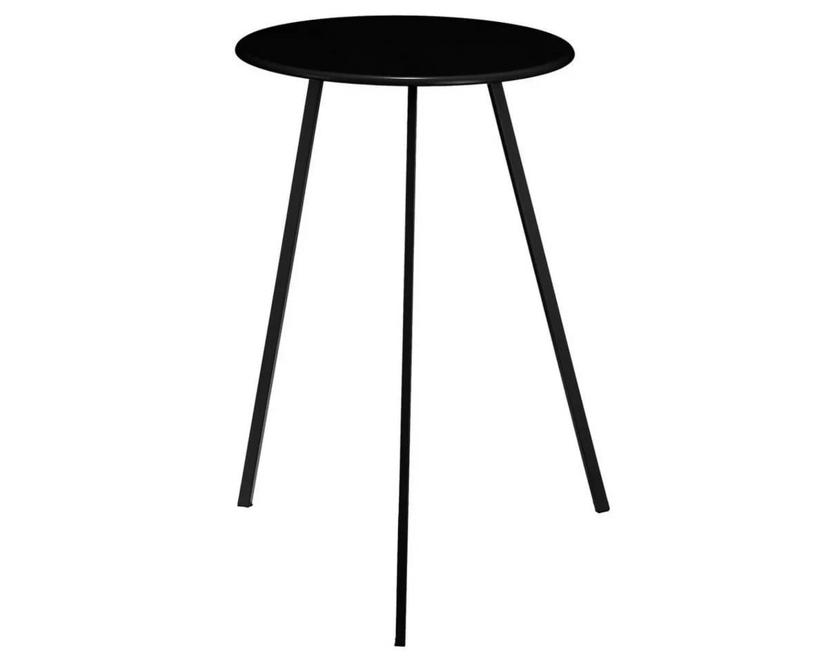 Mica Decorations Seatle Beistelltisch Rund Schwarz Ø38 cm - Bild 2