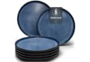 PURE LIVING Geschirr-Set Ibiza 6-tlg. Speiseteller 26 cm Tiefblau Steingut Bild 2
