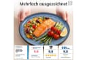 PURE LIVING Geschirr-Set Ibiza 6-tlg. Speiseteller 26 cm Tiefblau Steingut Bild 3