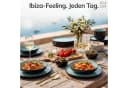 PURE LIVING Geschirr-Set Ibiza 36-tlg. Steingut Salbeigrün Bild 1