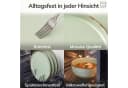 PURE LIVING Geschirr-Set Suppenteller 6er Mintgrün Steingut Rustic Bild 4
