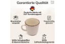 PURE LIVING INTERIOR DESIGN Geschirr-Set Rustic Becher 6er-Set Beige Steingut Bild 5