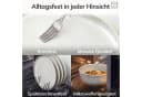 PURE LIVING Geschirr-Set Ibiza 48-tlg. Steingut Beige Bild 4