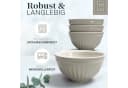 PURE LIVING INTERIOR DESIGN Hygge Becher-Set 6-tlg. Hellbraun Steingut Bild 5