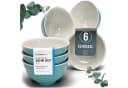 PURE LIVING Geschirr-Set Hygge 6er Müslischalen Grün Riffelstruktur Bild 2