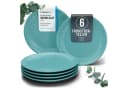 PURE LIVING INTERIOR DESIGN Hygge Dessertteller 6er-Set Grün Steingut Bild 2