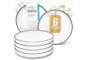 PURE LIVING INTERIOR DESIGN Geschirr-Set Scandi Dessertteller 6er-Set Weiß Bild 2