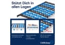 CUBEsleep Cloud Lattenrost 7-Zonen Tellerfeder Fertig Montiert Bild 4