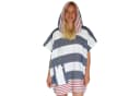 Lou-i Badeponcho Bunt Gestreift Made in Germany mit Kapuze und Tasche Bild 2