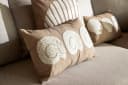 Dutch Decor Kissenhülle Morgan Beige Muschel-Relief Bild 5
