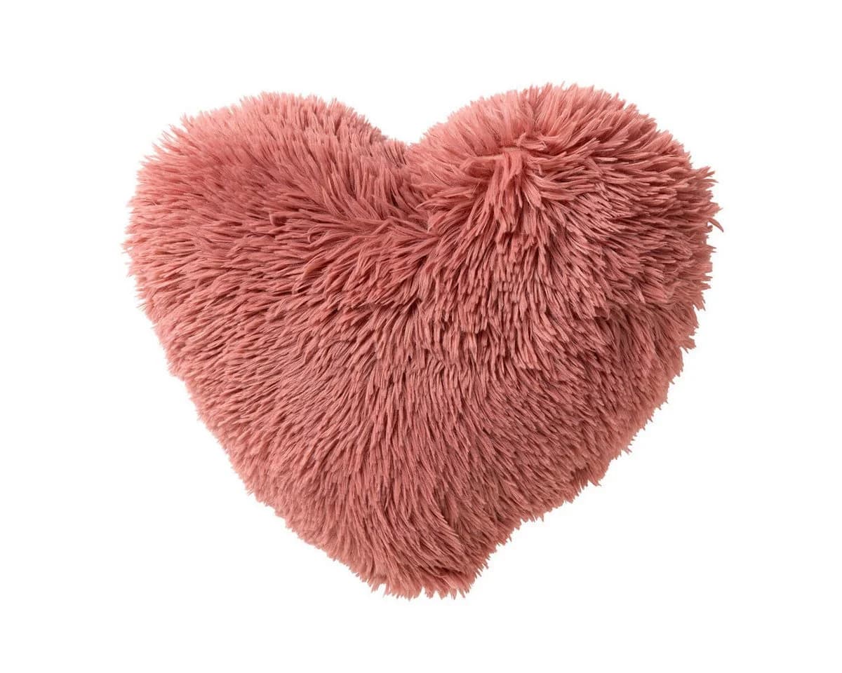 Dutch Decor Dekokissen Herz Rosa Textino gefüllt - Bild 2